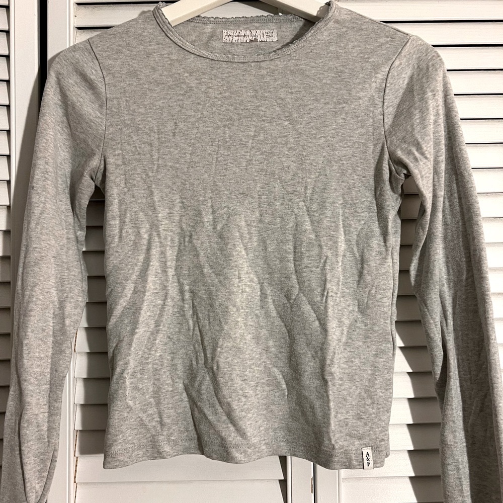Abercrombie Kids Heather Gray Top